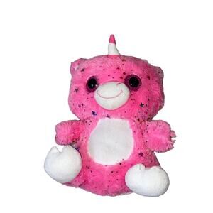 Peek A Boo Toys Unicorn Plush 16" pink beanie boo glitter stuffed animal stuffy